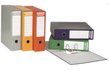 Carpeta de Archivo Con Líneas Anchas Ancor 2002F L Con Caja Con Líneas Azules
