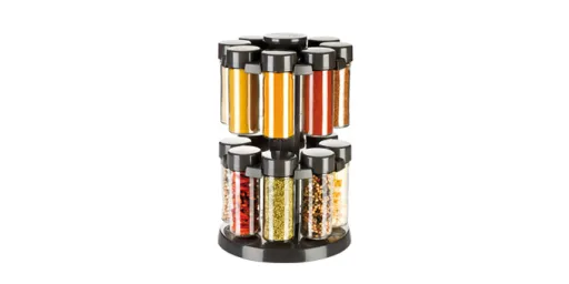 Set de 16 Tarros Para Especias Con Soporte Giratorio – Tescoma