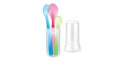 Cucharas de Viaje 3 Unidades Con Estuche Bambini - Tescoma