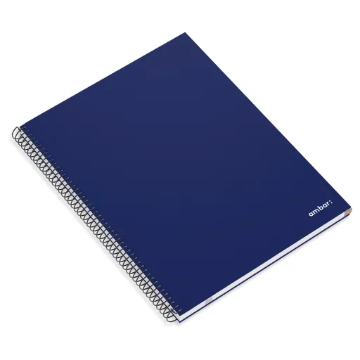 Cuaderno Espiral Tapa Dura A4 150 Hojas Rayado 70g Azul – Ambar