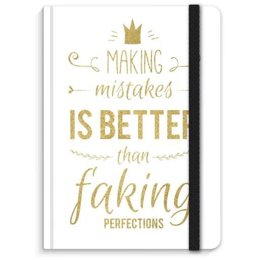 Notebook Goldbook White 130x210mm Rayado – Diseño Premium