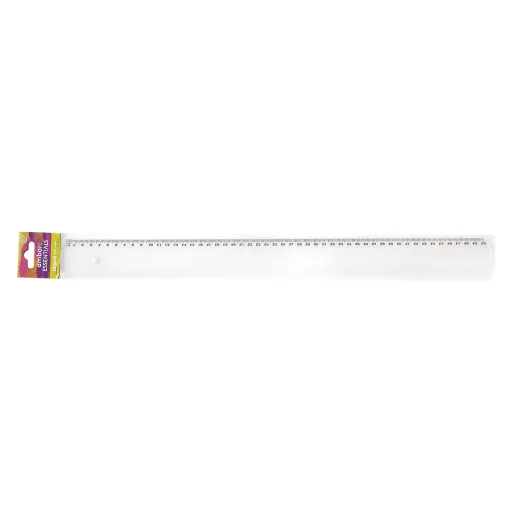 Regla Transparente 50 cm – Ambar