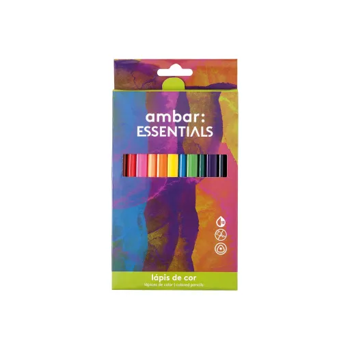 Lápices de Colores Jumbo 12 Un. - Ambar