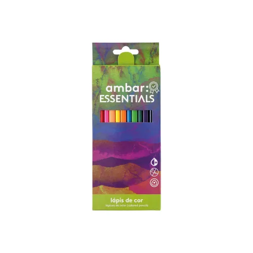 Lápices de Colores Triangulares 24 Un. – Ambar