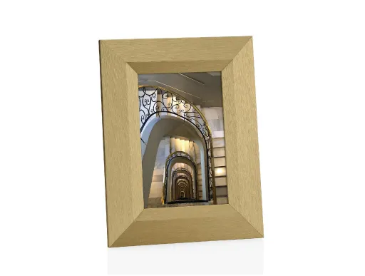 Andrea House – Marco de Foto en MDF Con Acabado Bronce 15x20 cm