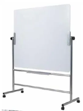 Bi-Office - Pizarra Giratoria de Vidrio Blanco 120x150 cm