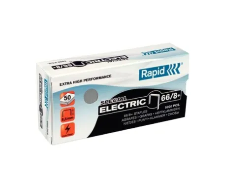 Grapas Rapid Special Electric 66/8+ - Caja Con 5000 Unidades