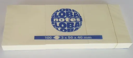 Notas Adhesivas 40x50mm Global 3un.