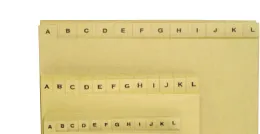 Separadores de Cartulina 210 x 150 mm A-Z – Firmo