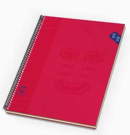 Cuaderno Espiral A5 100 Hojas Cuadriculado Unikolor – 4School