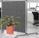 Biombo Pantalla Divisoria 1000x1500 Evolution Sound Proof Doble Cara Acústico - Bi-Office