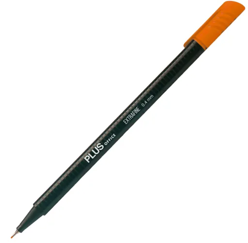 Rotulador Extrafino Plus Naranja – 0,4 mm – Plus Office