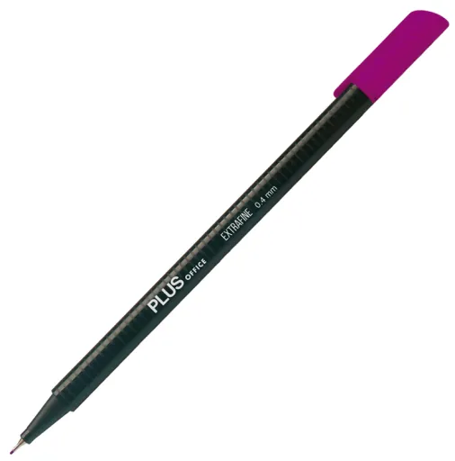 Rotulador Extrafino Plus Lila – 0,4 mm – Plus Office