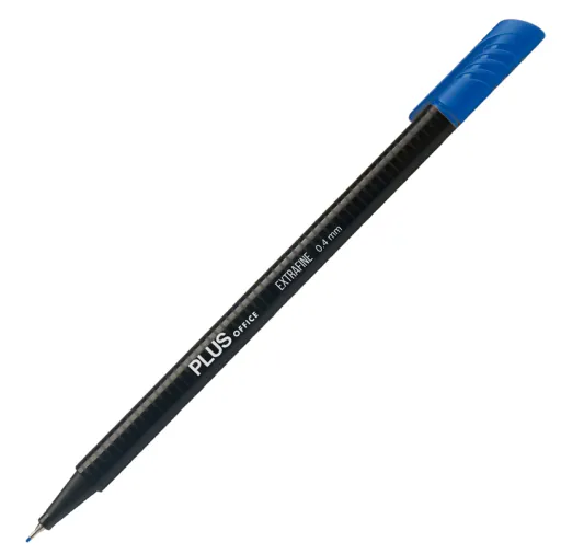 Rotulador Extrafino Plus Azul – 0,4 mm – Plus Office