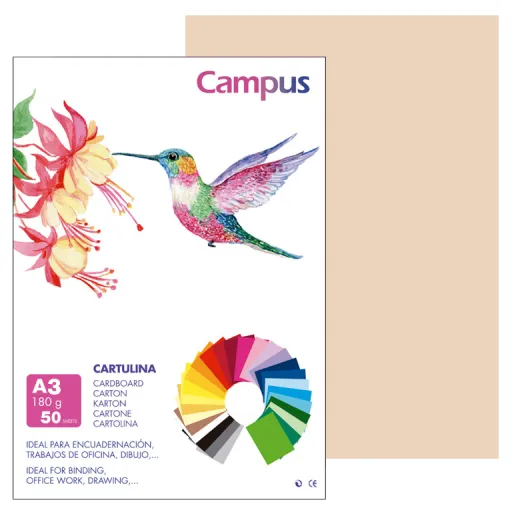 Cartulina Campus A3 180g Crema – Campus