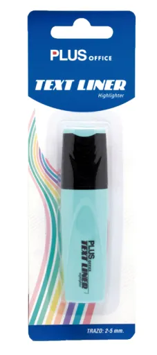 Rotulador Fluorescente Plus Text Liner Azul Pastel – Plus