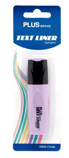 Rotulador Fluorescente Plus Text Liner Lila – Plus