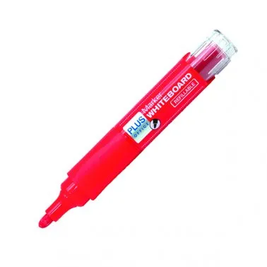 Rotulador Para Pizarra Blanca Recargable Plus Rojo – Plus