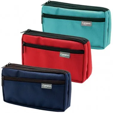 Estuche 3 Compartimentos Rectangular – Campus