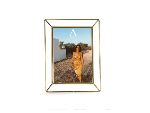Andrea House - Marco de Fotos Metal Oro 13x18 cm