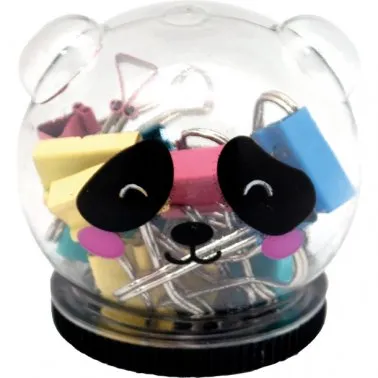 Panda Con Pinzas 19 mm – 16 Unidades 4 Colores – Plus