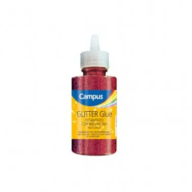 Pegamento Glitter 60g Rojo – Campus