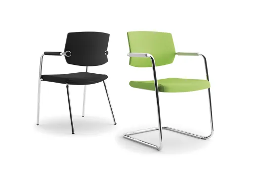 Silla Visitante COOL Trineo Cromado