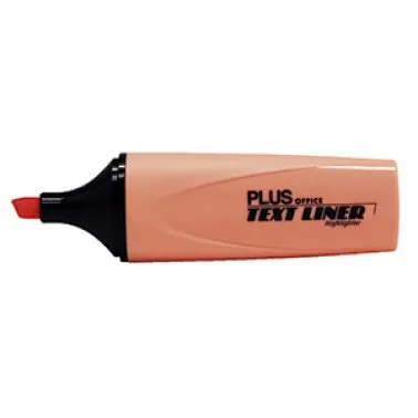 Rotulador Fluorescente Text Liner Punta Biselada Naranja Pastel – Plus