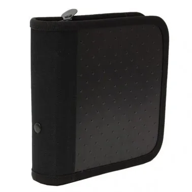 Estuche Para CD Con Cremallera de Lunares – 24 CDs