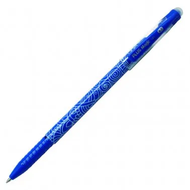 Bolígrafo Borrable Magic Azul Trazo 0,7 mm – Plus