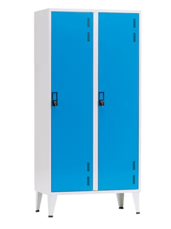 Taquillas Metálicas de Color Dobles Con 2 Puertas – 1900x600x500 mm