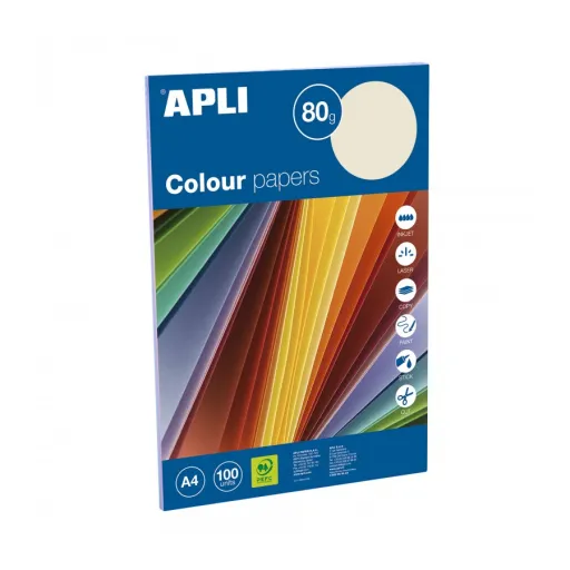 Papel A4 Pastel de Colores Surtidos – 100 Hojas