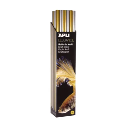 Papel Kraft Oro / Plata 1 x 3 m – 30 Unidades