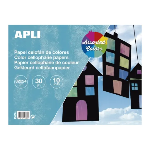 Bloc de Celofán Surtido 32 x 24 cm 10 Hojas – APLI