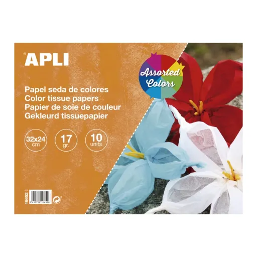 Bloc de Papel de Seda Surtido 32 x 24 cm 17 g – APLI