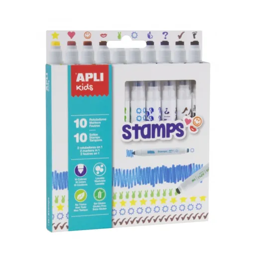 Rotuladores de Sellos 10 Unidades – APLI Kids