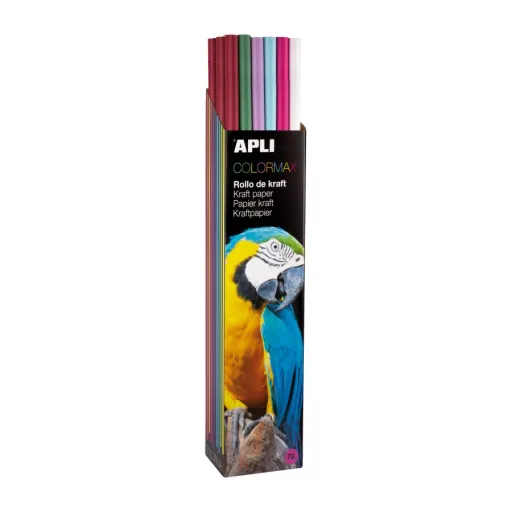 Papel Kraft Surtido Colormax 1 x 3 m 30 Unidades