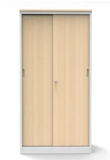 Armario Con Puertas Correderas en Melamina 1540x800x420 mm - Indumeca