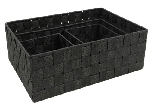 Cestas Multiusos Color Gris Conjunto 4 Unidades – Andrea House