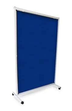 Biombo Con Ruedas 120x120 Forrado en Tela - Bi Office