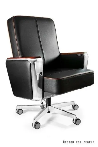 Silla de Oficina en Cuero Unique Regent Low 