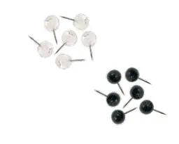 Chinchetas Redondas Bi-Office 80 Unidades