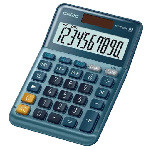 Calculadora Casio MS 100EM: Precisión al Alcance de tu Mano