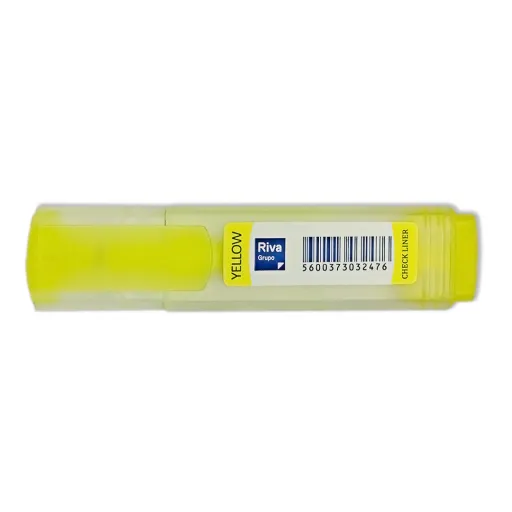 Marcador Fluorescente RIVA Amarelo – 1 Unidade