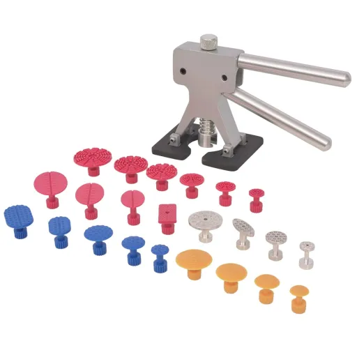 Set Reparación de Abolladuras Sin Pintura Acero Inox 24 Piezas