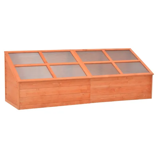 Invernadero de Madera 180x57x62 cm