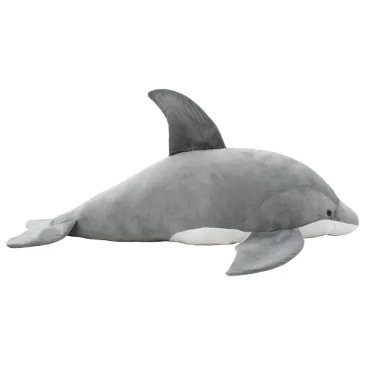 Delfín de Peluche Gris