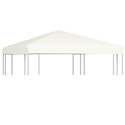 Toldo de Cenador 310 g/m² 3x3 m Blanco Crema