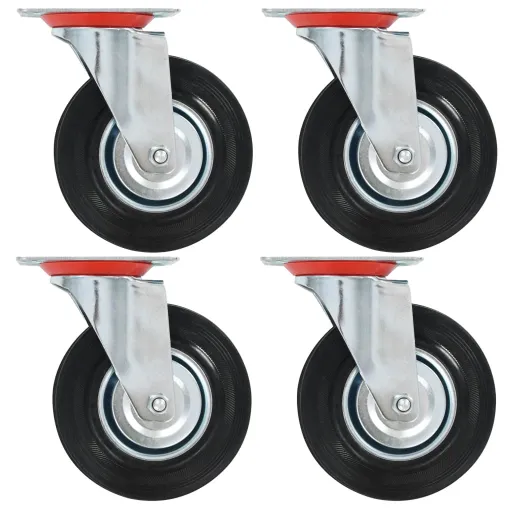 Ruedas Giratorias 4 Unidades 125 mm