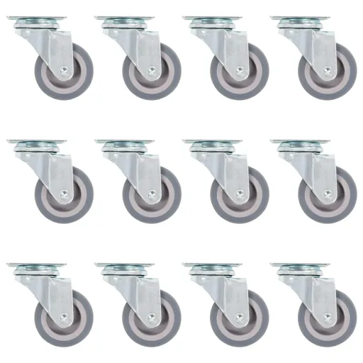 Ruedas Giratorias 12 Unidades 50 mm